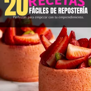 Imagen de portada para Ebook Tu Recetario Dulce: 20 Delicias de Repostería Casera