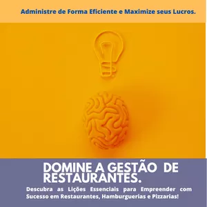 Imagem de capa para o Ebook Domine a gestão eficiente de restaurantes. 