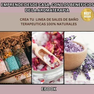 Imagen de portada para Curso online 30 Recetas de Sales de baño curativas