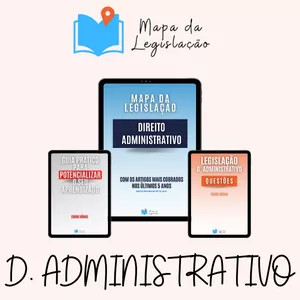 Imagem de capa para o Ebook Legislação de D. Administrativo -  Mapa da Legislação - Oferta