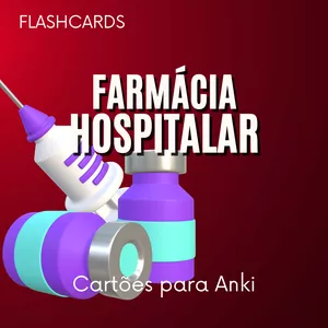 Imagem de capa para o Ebook Flashcards Farmácia Hospitalar
