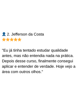 FORMAÇÃO ANALISTA DA QUALIDADE  — imagem 4