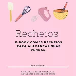 Imagem de capa para o Ebook E-book recheios iniciantes 