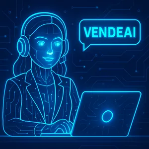 Imagem de capa para o Curso online VendeAI — Seu Agente de Vendas com Inteligência Artificial