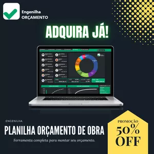Imagem de capa para o Curso online Planilha Orçamento de Obra - Engenilha