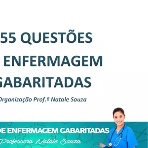 Imagem de capa para o Ebook 955 QUESTÕES DE ENFERMAGEM PARA CONCURSO 