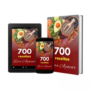 Imagem de capa para o Ebook 700 RECEITAS ZERO