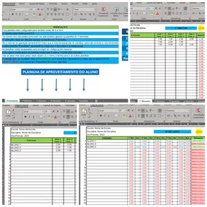 Imagem de capa para o Ebook Planilha de Controle de Notas dos Alunos