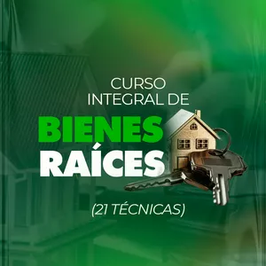 Imagen de portada para Curso online CURSO INTEGRAL DE BIENES RAÍCES (21 TÉCNICAS)