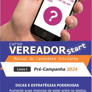 Imagem de capa para o Ebook Curso Vereador Start - Pré-campanha 2024