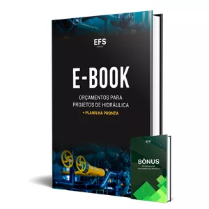 Planilha E-book - Orçamento de projetos hidrossanitários + Planilha pronta