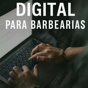 Imagem de capa para o Ebook Marketing Digital Para Barbearias 