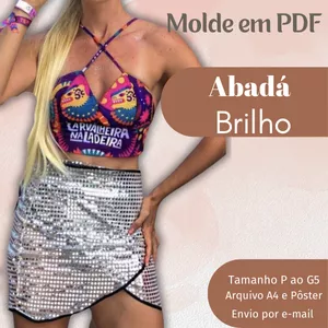 Imagem de capa para o Ebook MOLDE EM PDF ABADÁ BRILHO