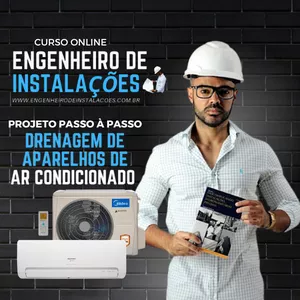 Imagem de capa para o Curso online CURSO: PROJETO DE DRENAGEM DE APARELHOS DE AR CONDICIONADO