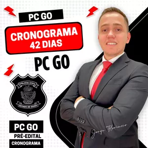 Imagem de capa para o Curso online Cronograma PCGO (Agente e Escrivão)