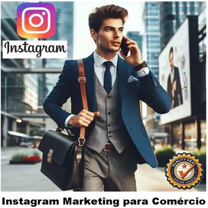 Imagem de capa para o Curso online Instagram Marketing para Comércio - Curso Online
