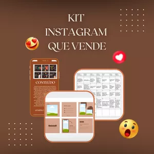 Imagem de capa para o Ebook KIT INSTAGRAM QUE VENDE