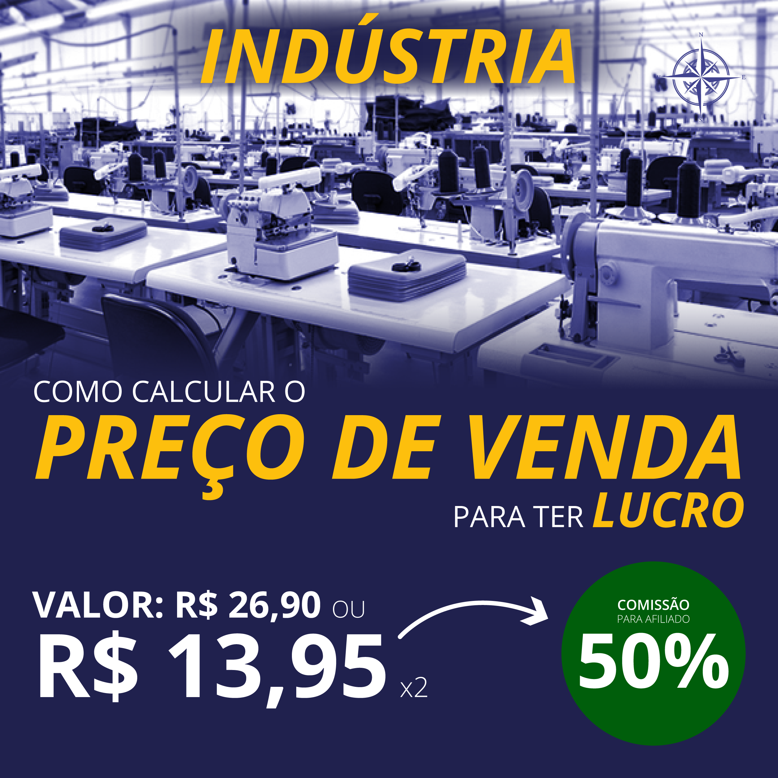 Imagem do curso Como Calcular o Preço de Venda Para Ter Lucro | Indústria