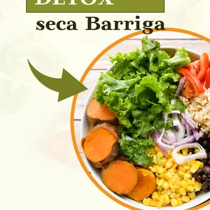 Imagem de capa para o Ebook DETOX seca barriga