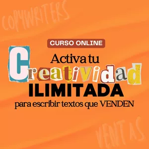 Imagen de portada para Curso online Activa tu Creatividad ilimitada para escribir textos que VENDEN.