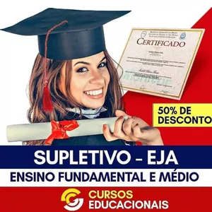 Imagem de capa para o Curso online SUPLETIVO - EJA ONLINE