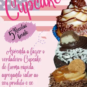 Imagem de capa para o Ebook Meu Primeiro Cupcake
