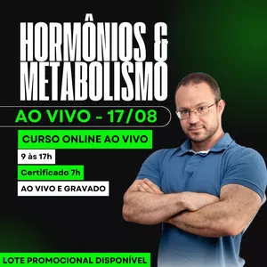 Imagem de capa para o Curso online HORMÔNIOS E METABOLISMO