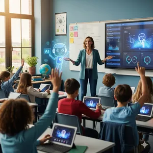 Imagem de capa para o Ebook Inteligência Artificial para  Professores