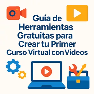 Imagen de portada para Ebook Guía de herramientas gratuitas para crear tu primer curso virtual
