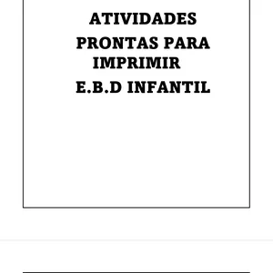 Imagem de capa para o Curso online 38 ATIVIDADES PARA IMPRIMIR EBD INFANTIL 