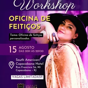 Imagem de capa para o Evento online Oficina de Feitiços 