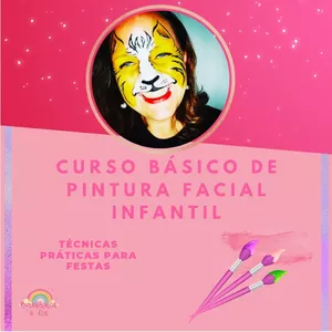 Imagem do curso Curso Básico de Pintura Facial Infantil