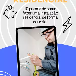 Imagem de capa para o Ebook Como fazer instalação residencial