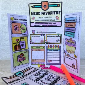 Imagem de capa para o Ebook LAPBOOK MEUS FAVORITOS 