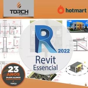 Imagem de Revit Essencial 2022 - BIM na prática. criado por Torch Engenharia na hotmart