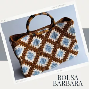 Bolsa Bárbara - Curso de Crochê 