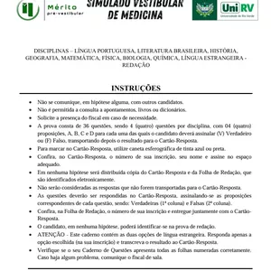 Imagem de capa para o Ebook Simulado Inédito Medicina UniRV