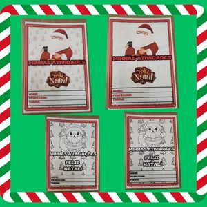 Imagem de capa para o Ebook COMBO CAPAS ATIVIDADES E AVALIAÇÕES NATALINAS