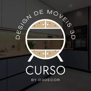 Imagem de capa para o Curso online Design de Móveis 3D