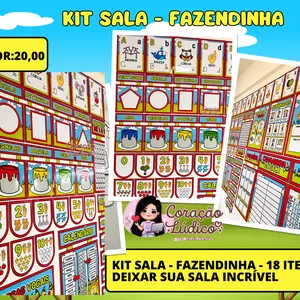 Imagem de capa para o Ebook 🐮Kit - Fazendinha🌳