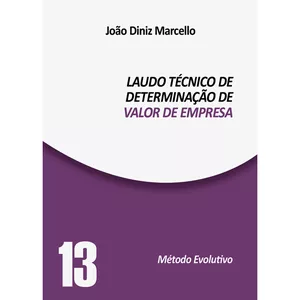 Imagem de capa para o Ebook 13 - LAUDO TÉCNICO DE DETERMINAÇÃO DE VALOR DE EMPRESA