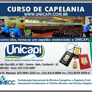 Imagem de capa para o Curso online CURSO DE CAPELANIA CRISTÃ - UNICAPI