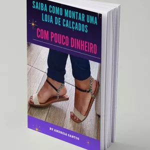 Imagem de capa para o Ebook Saiba como montar uma loja de calçados com pouco dinheiro.