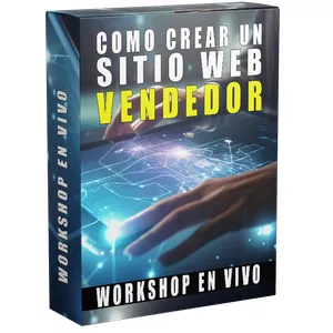 Imagen de portada para Evento online COMO CREAR UN SITIO WEB VENDEDOR