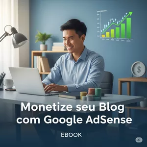 Imagem de capa para o Ebook Monetize seu Blog com Google AdSense