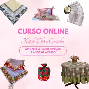 Imagem de capa para o Curso online Curso Kit de Chá e Cozinha
