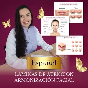 Imagen de portada para Curso online Láminas Armonización Facial  Espanõl
