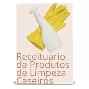Imagem de capa para o Ebook Produtos de limpeza caseiros