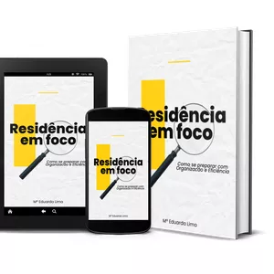 Imagem de capa para o Ebook Residência em Foco - Como se preparar com Organização e Eficiência