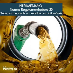 Curso TREINAMENTO NR-20: INTERMEDIÁRIO (SEGURANÇA E SAÚDE NO TRABALHO COM INFLAMÁVEIS)